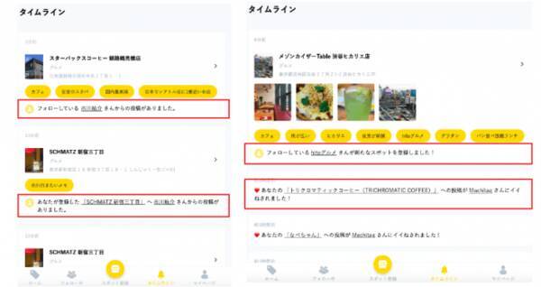 ここで 行きたい が タグ で見つかる Machitag 他ユーザーのアクションがわかる フォロー タイムライン機能をリリース 19年7月3日 エキサイトニュース
