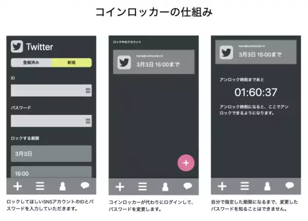 ソーシャルアカウントを「乗っ取って」、SNSデトックスを応援するサービス「CoinLocker」（コインロッカー）を公開