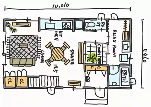 「妄想するだけで幸せ」手書き間取り図をVR内覧システム『ROOV』で体感！スタイルポート、インスタフォロワー5万人の人気住宅デザイナー、タブチキヨシ氏と夢のコラボ