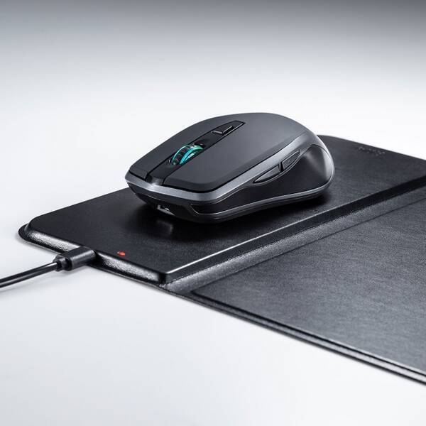 Qi対応ワイヤレス充電機能付きマウスパッドとqi対応充電式ワイヤレスブルーledマウスを発売 19年7月24日 エキサイトニュース