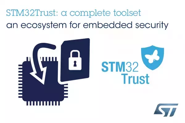 IoT機器の設計に必要なサイバー保護機能を統合した開発エコシステム「STM32Trust」を発表