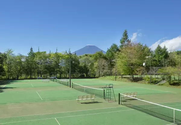 富士マリオットホテル山中湖　富士山を背景に、高原の秋風を感じながらテニスを楽しむ宿泊プラン「Marriott Tennis Camp（マリオットテニスキャンプ）」を発売