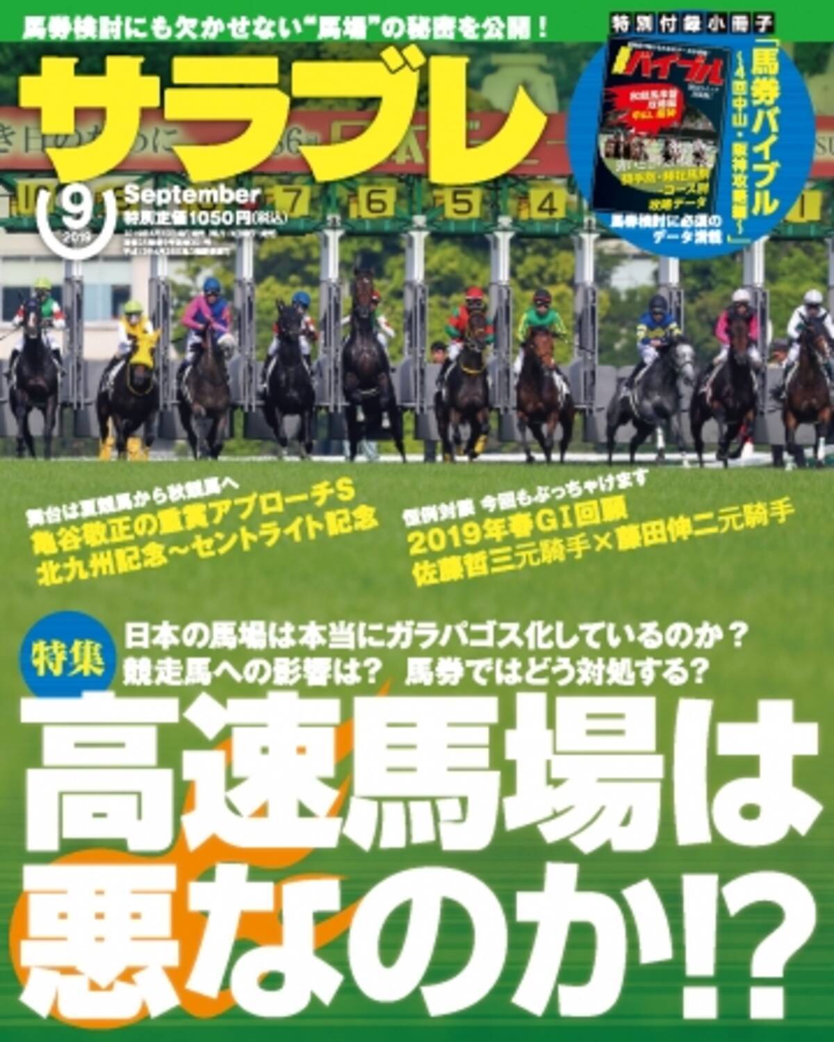 高速馬場は悪なのか 高速馬場をとことん掘り下げ大特集 サラブレ 19年9月号発売 19年8月9日 エキサイトニュース