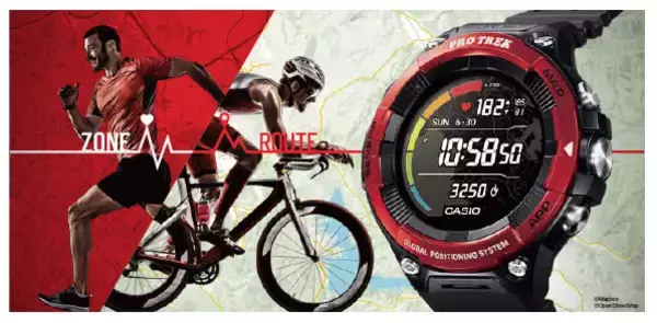 ペースを確認しながら運動できる “PRO TREK Smart”