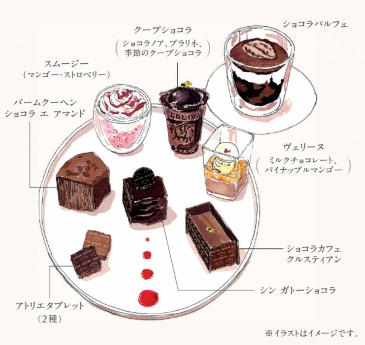 Godiva Atelier De Godiva 西武池袋本店オープン2周年記念限定メニュー アトリエ ドゥ ゴディバ 2周年記念 デグスタッシオン 2019年8月31日 エキサイトニュース