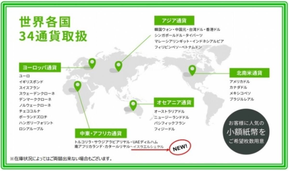 国内空港初 Gpa外貨両替専門店 が9月13日よりイスラエル通貨 シェケル を取扱開始 19年9月9日 エキサイトニュース