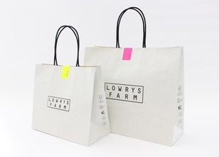 LOWRYS FARMが地球環境に配慮した取り組みとしてショッピングバッグを紙袋に移行することを決定。