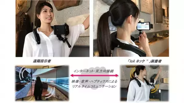 凸版印刷、首にかけるIoAデバイスを開発