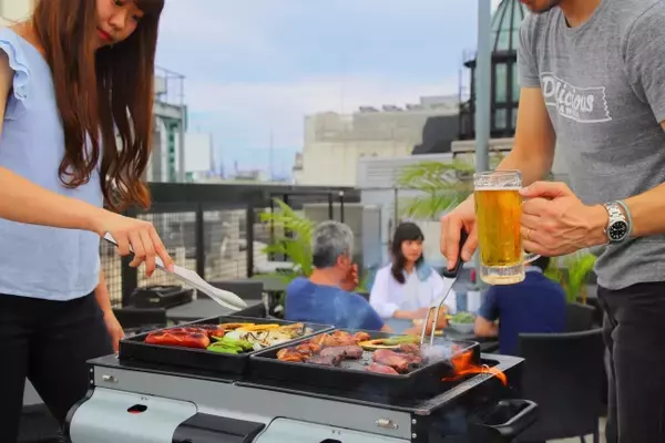 「秋の行楽シーズン到来! 渋谷・神南軒のルーフトップテラスで手ぶらバーベキュー期間限定OPEN!」の画像