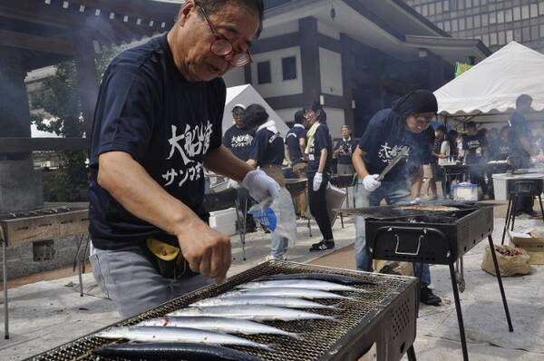 新サンマ3000匹で東日本大震災復興支援 10月5日 大阪 南御堂で恒例の大船渡サンマまつり 19年10月2日 エキサイトニュース