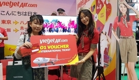 ベトジェットエア、ツーリズムEXPOジャパン2019に出展、抽選でベトナムへの無料航空券も提供