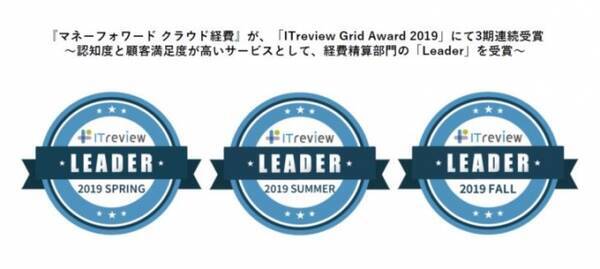 マネーフォワード クラウド経費 が Itreview Grid Award 19 にて3期連続受賞 19年11月1日 エキサイトニュース