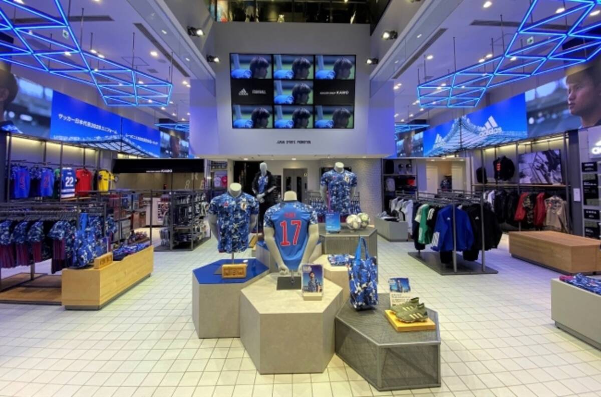 西日本最大級 アディダスサッカー日本代表アイテムの旗艦店サッカーショップkamo梅田店1fがオープン 豊富な商品ラインナップに加えて限定モデルを販売 19年11月8日 エキサイトニュース