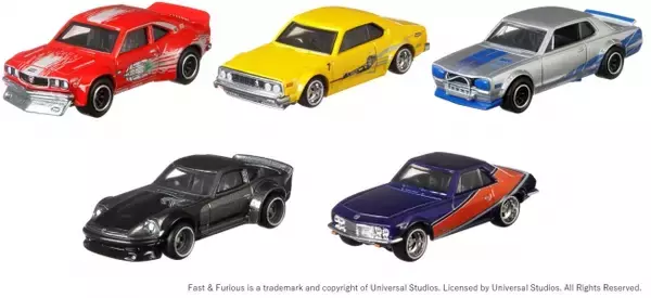 世界No.1のミニカーブランドHot Wheels大人気映画「ワイルド・スピード」と国産旧車をミックスしたシリーズが登場！11月末より順次発売