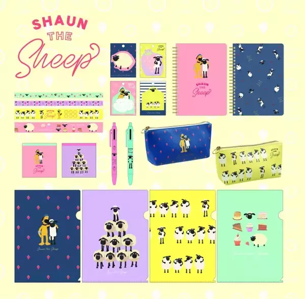 映画「 ひつじのショーン　ＵＦＯフィーバー！」の公開目前！『ひつじのショーン』ステーショナリー第１弾発売！