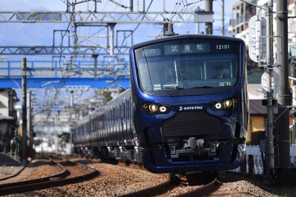 相模鉄道 株 の新型車両 100系 の車体外板用塗料に 大日本塗料の ｖトップ 車輌用ゴールド が採用されました 19年11月28日 エキサイトニュース