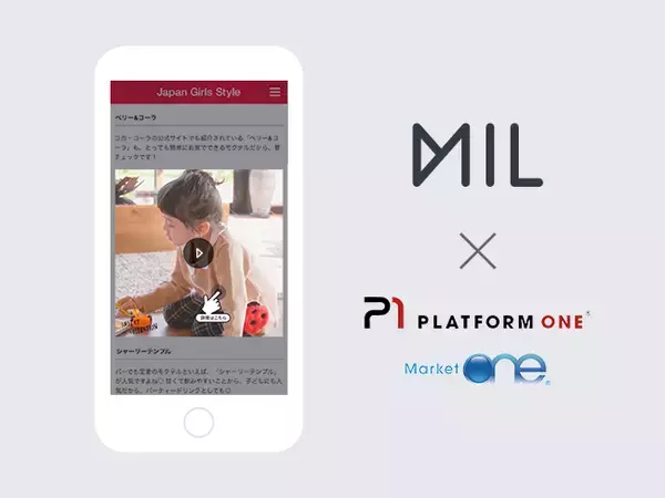 インタラクティブ動画のMIL、プラットフォーム・ワンのDSP「MarketOne(R)」と連携開始