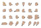 「あの「けたたましく動くクマ」クリエイターの新キャラクター「ラッコズ」のLINEスタンプが公開！」の画像1