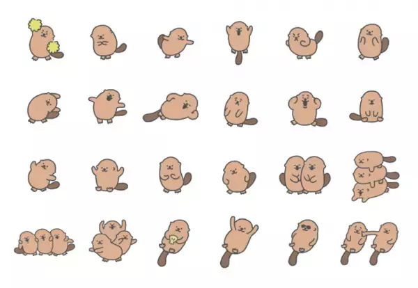 あの「けたたましく動くクマ」クリエイターの新キャラクター「ラッコズ」のLINEスタンプが公開！