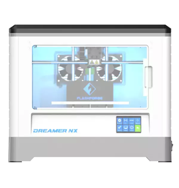 FLASHFORGEの日本総代理店であるAPPLE TREE株式会社はプロフェッショナル仕様のデスクトップ型FFF（熱溶解積層）方式3Dプリンター「DreamerNX」の予約販売開始。