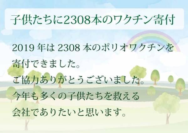 いいの製薬のcsr報告 19年2308本のポリオワクチンを寄付 ルブレン喉 口臭トローチなど口臭ケア商品の販売を通じて達成 年1月17日 エキサイトニュース