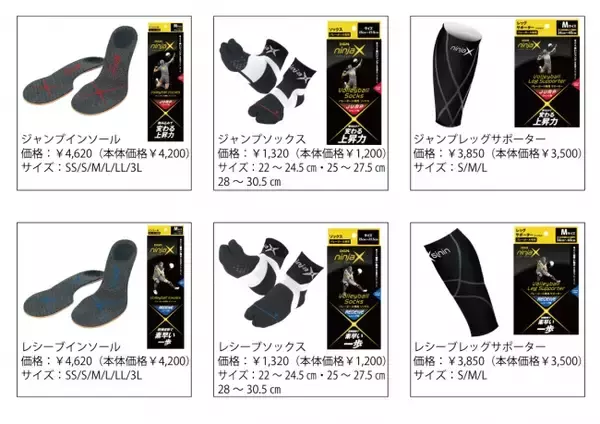 忍者並みのバレーボールパフォーマンスレベルを手に入れろ！ジャンプ力2.9ｃｍUP！※1・反復横跳び2.2回UP!※2