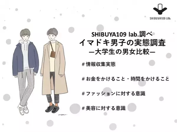 SHIBUYA109 lab.「イマドキ男子の実態調査　-大学生の男女比較-」