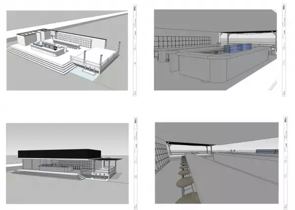 今夏2020年、オリンピックイヤーの江ノ島に、大型デジタルサイネージ一体型のビーチハウスが登場！