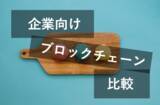 「企業向けブロックチェーンって、何を選んだらいいの？5つの視点から比較！」の画像1