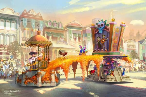 ピクサー映画の世界観を満喫 カリフォルニア ディズニーランド リゾートに新パレード マジック ハプンズ が登場 年2月10日 エキサイトニュース