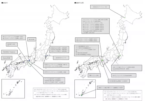 東京・大阪圏で増えるハイパースケールDCと新設が相次ぐ地方の電力系DCそれぞれの戦略を分析『データセンター調査報告書2020』　3月6日発行
