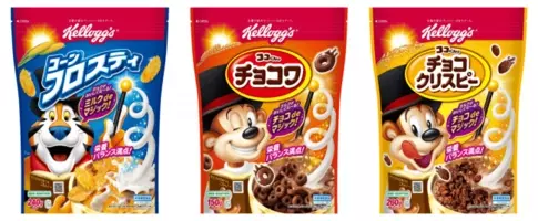 コーンフロスティ ココくんのチョコワ ココくんのチョコクリスピー 好調の子ども向け3製品の定番パッケージが4年ぶりの全面リニューアル 19年3月14日 エキサイトニュース