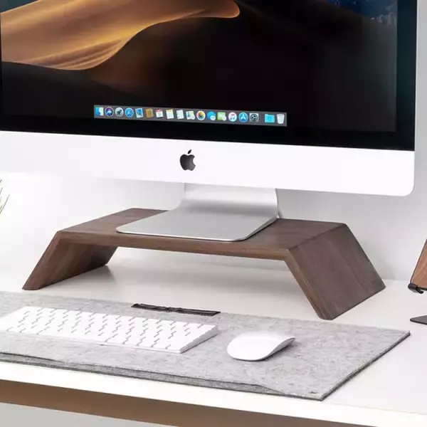 iMacを最適な高さに調整できる！ 洗練された外観の「Oakywood 木製モニタースタンド」をGLOTURE.JPで販売開始