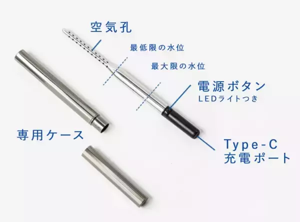 感染症対策できるペン型ガジェット。自宅で除菌効果の高いオゾン水を生成する「Water Magician」が目標支援額を大きく越え、達成率900%を突破