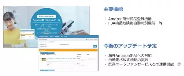 Amazon出品ツール「オークファンコネクト」を無料提供開始　オークファングループは副業向けにECソリューションを拡充
