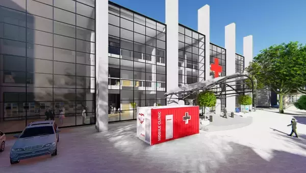 発熱外来 コンテナ診療所、寄贈プロジェクトスタート