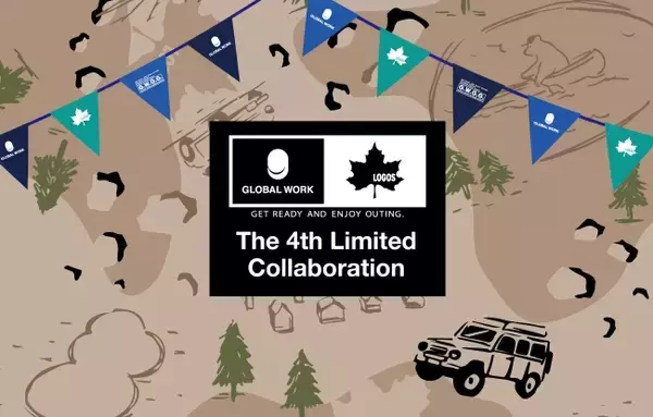 温度で色が変わるTシャツや、オリジナル柄のチェア・クーラーが登場！「LOGOS × GLOBAL WORK 」コラボアイテム第 4 弾　全ラインアップ発売！
