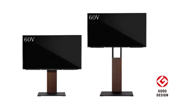存在を主張せず、壁と一体化する壁寄せテレビスタンド。「WALL TV STAND」が日本マーケティングリサーチ機構の調査で3部門No.1に選ばれました！