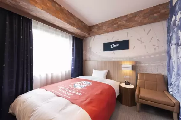 森林ホテル「埼玉西武ライオンズ コンセプトルーム誕生！」球場で観戦できないライオンズファンの為の特別宿泊プラン。