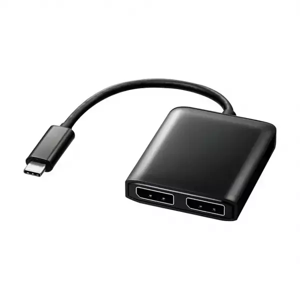 1つのUSB Type-Cポート、DisplayPortから複数のディスプレイに映像を出力できるDisplayPort MSTハブ3種を発売。