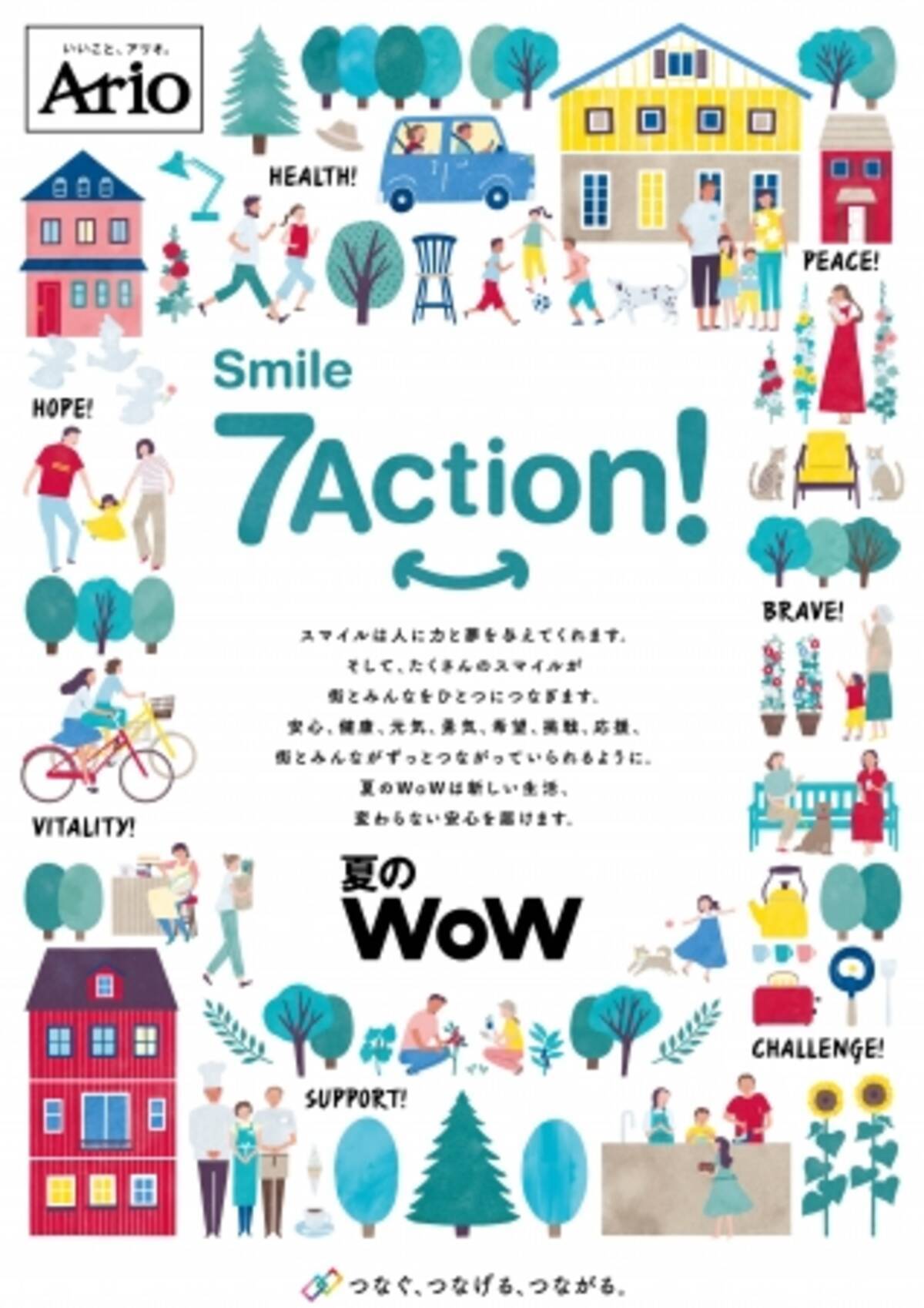 安心 元気にすごせる夏 夏のwow Smile7action が アリオ グランツリー武蔵小杉 プライムツリー赤池にて年6月26日 金 よりスタート 年6月25日 エキサイトニュース
