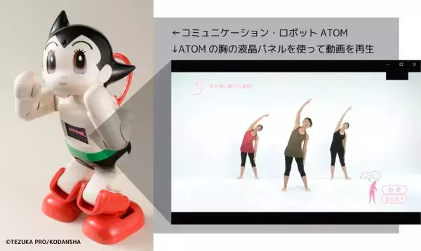 講談社の『コミュニケーション・ロボットATOM』のサービスに“シルバーTuber募集”“おうちで動画”などを追加