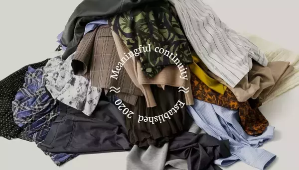 『服からできた服』ナノ・ユニバースから自然環境に配慮した新レーベル“Meaningful Continuity”が始動。