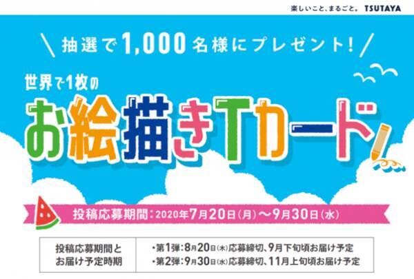 お子さんの絵が Tカード に 世界で1枚のお絵描きtカード 抽選で1 000名様にプレゼント 年7月21日 エキサイトニュース