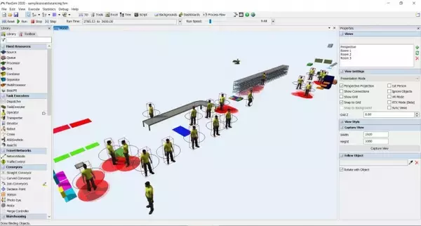 世界評価No.1のシミュレーターが、ソーシャルディスタンス確保に役立つ新機能搭載！