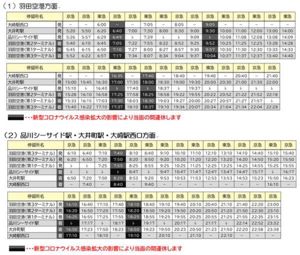 年9月1日 火 より 大崎駅西口 羽田空港 線 と 大井町駅 品川シーサイド駅 羽田空港 線を１路線に統合いたします 年8月19日 エキサイトニュース