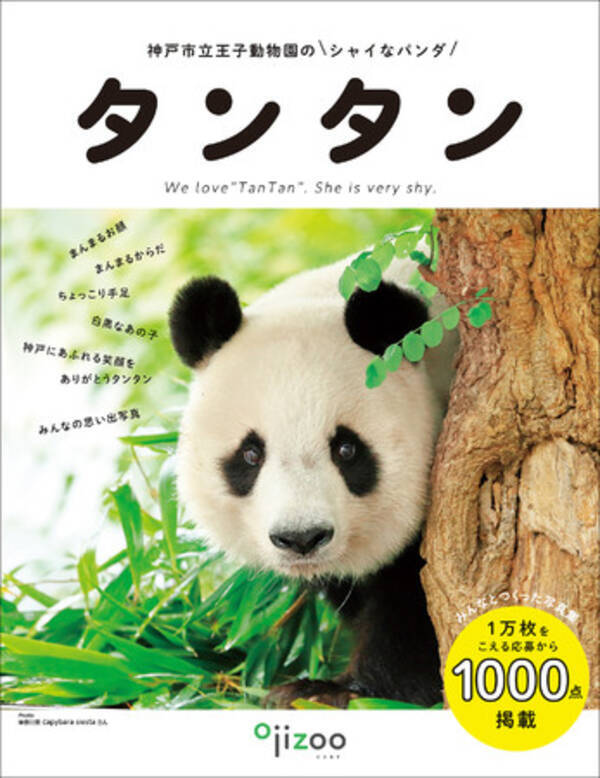 1万枚をこえる応募から作った写真集 神戸市立王子動物園のシャイなパンダ タンタン 予約受付開始 年8月日 エキサイトニュース