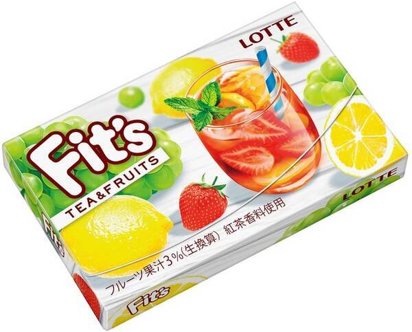 ｆｉｔ ｓ フィッツ からガムとグミで新しい味わいを提案 チューインガム ｆｉｔ ｓ ティー フルーツ とグミ ｆｉｔ ｓグミ ゴツンとふにゃん グレープ ピーチ を新発売いたします 年8月26日 エキサイトニュース