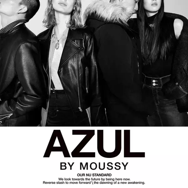 「AZUL BY MOUSSY（アズール バイ マウジー）」が時代の流れを汲み、ブランドアイデンティティーをリニューアル。環境に配慮した取り組みも。