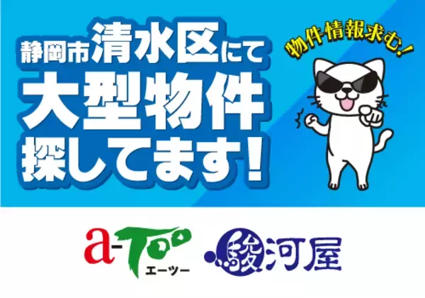 アニメ・ホビー系商材を扱う駿河屋が静岡市清水区で大型物件募集中！